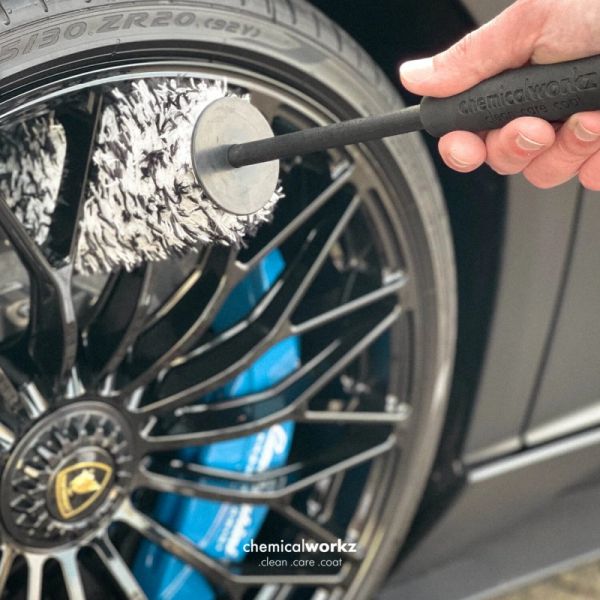 ChemicalWorkz Wheel Brush Cover Black/White Wechselbezug