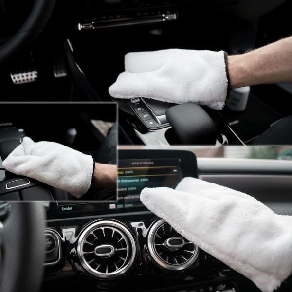 Nuke Guys - Mikrofaser Präzisionshandschuh für Detailing Arbeiten, 15x25cm, 1000 GSM