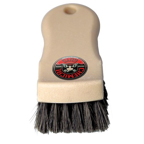 Chemical Guys Leder Reinigungsbürte mit Pferdehaar 2