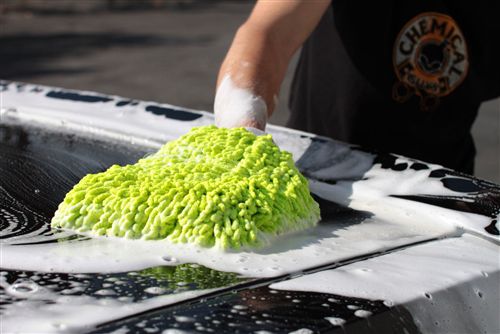 Elite Deluxe Super Premium Chenille Mikrofaser Waschhandschuh 2