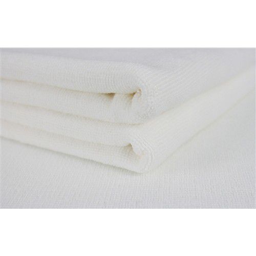 Monster randloses Mikrofasertuch weiß 2