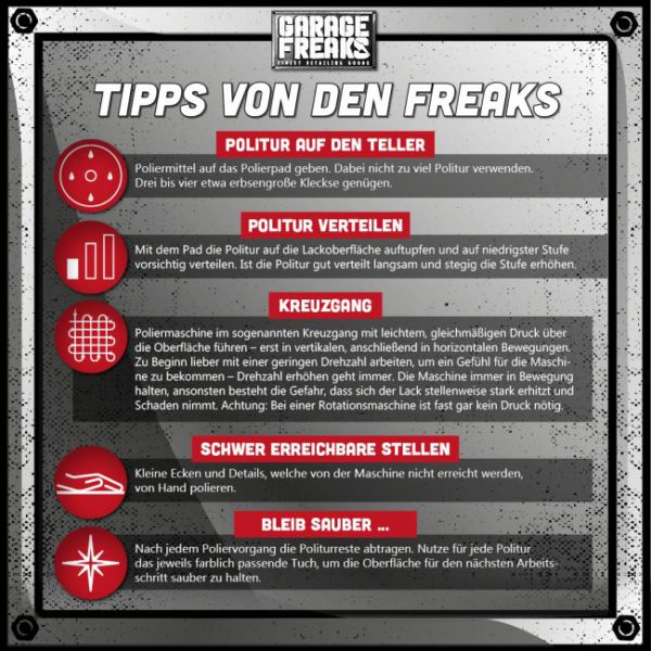 Garage Freaks - Polituren & Wachs made by menzerna - 250 ml