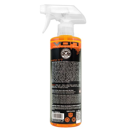 Chemical Guys Hybrid V7 Wet Tire Shine – Reifenspray Nasslook-Effekt 473ml "