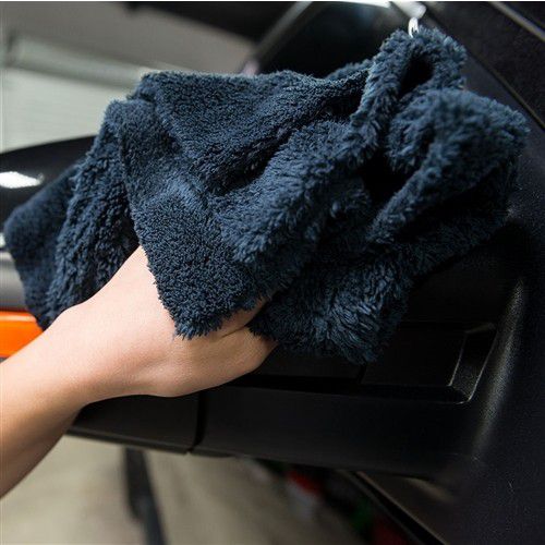 Happy Ending randloses Mikrofasertuch schwarz 6