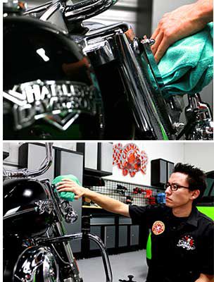 Workhorse Mikrofasertuch grün (Lack) 7