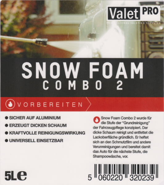 ValetPRO Snow Foam Combo2 5 Liter vorne