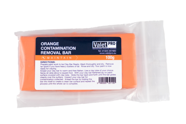 ValetPRO Clay Bar fine Reinigungsknete orange 100gr. 1