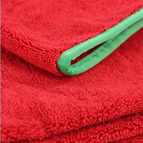 Chemical Guys Fluffer rot-grün Trocknungstuch 4