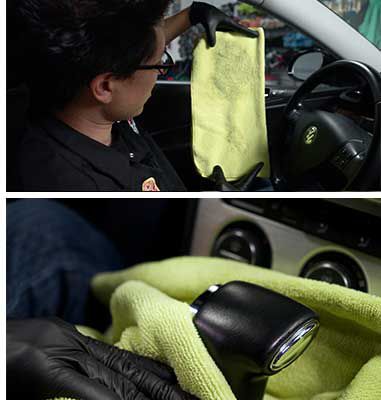 Workhorse Mikrofasertuch gelb (Interieur) 3