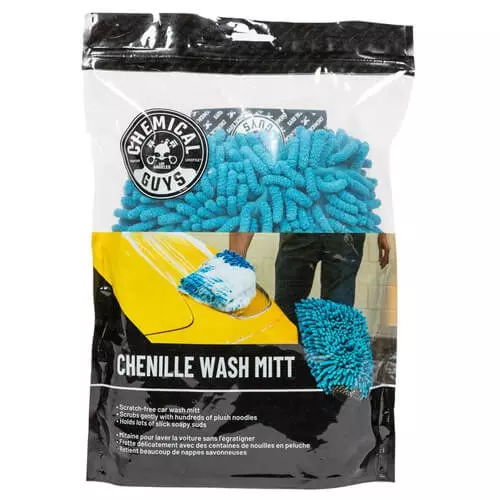 Chemical Guys Elite Deluxe Chenille blau Waschhandschuh – extrem weich und schonend