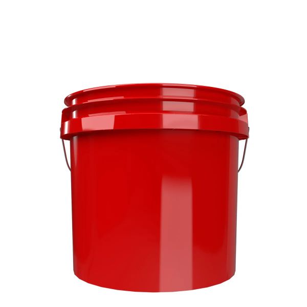 GritGuard Wascheimer 3,5 GAL (13 l) ohne Aufdruck rot