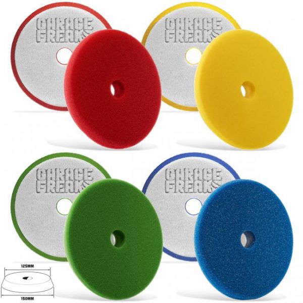 Garage Freaks- Polierpads - made by menzerna - 150mm Polierfläche - 125mm Klettfäche