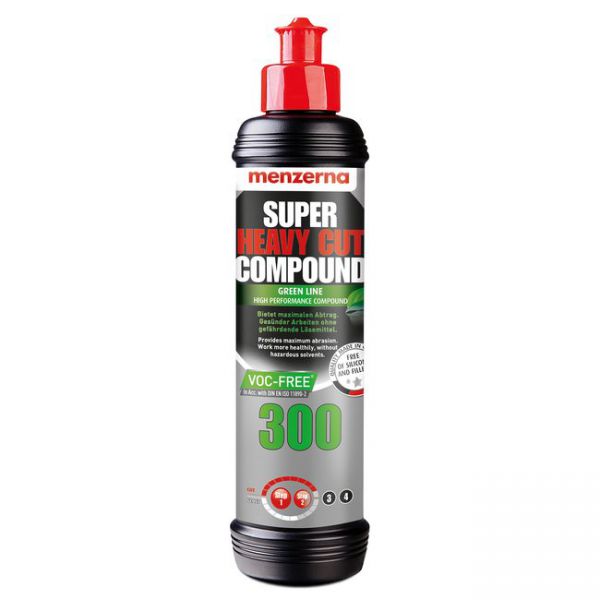 Menzerna Green Line 300 Super Heavy Cut Compound (250ml)