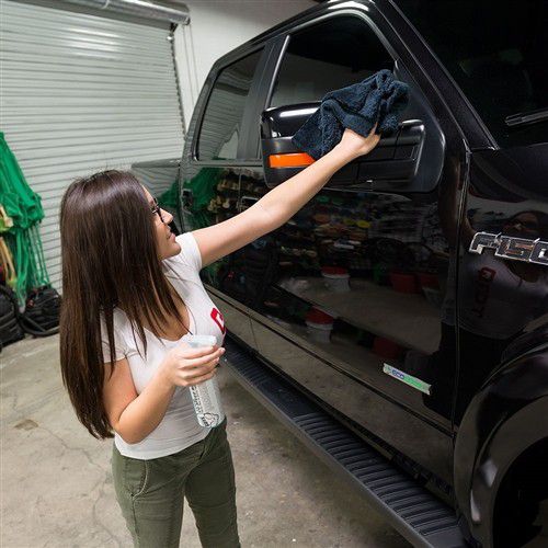 Happy Ending randloses Mikrofasertuch schwarz 5