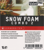 ValetPRO Snow Foam Combo2 ValetPRO Snow Foam Combo2 1 Liter vorne