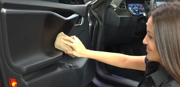 Chemical Guys Workhorse Mikrofaser Applicator Pad braun 3