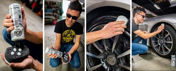 Pad für Reifen und Kunststoff weiß 6