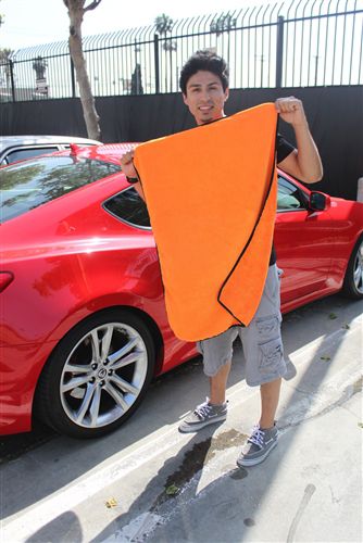 Orange Orangutan Microfiber Dryer Towel 2