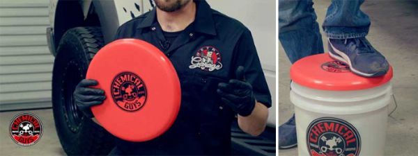 Chemical Guys Bucked Lid - Eimer Deckel rot 3