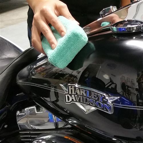 Chemical Guys Workhorse Mikrofaser Applicator Pad grün 5