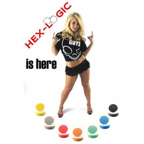 Hex Logic 5,5 inch schwarz Polierpad - 125mm